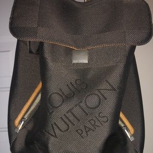 LOUIS VUITTON LOUIS VUITTON Utility Backpack Rucksack bag N40279 Damier  graphite Noir Used N40279